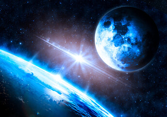 Wall Mural - earth - elements of this image furnished by nasa