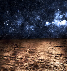 Wall Mural - planet landing - elements of this image furnished by nasa