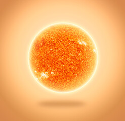 Wall Mural - sun - elements of this image furnished by nasa
