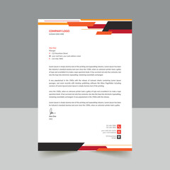 Wall Mural - Professional Clean Letterhead Design template print Ready A4 Size Letterhead Design 