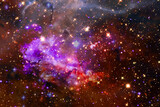 Fototapeta Kosmos - Galaxy, nebula and gas. The elements of this image furnished by NASA.