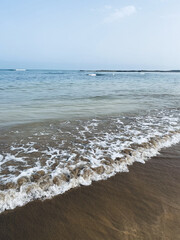 Poster - Scenic shot of the North Atlantic ocean from the Harhoura beach in Morocco