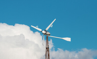 portable wind farm in the backyard