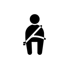 Sticker - Seatbelt icon