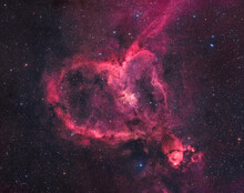 The Heart Nebula In The Constellation Cassiopeia