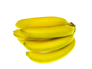 Wall Mural - a handful of bananas isolated on a white background