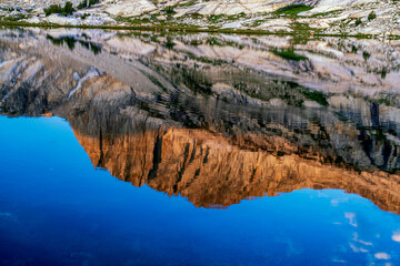 Wall Mural - Reflection of Mountain in the Lake