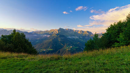 Wall Mural - Amazing mountain ridge panorama.