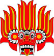 Illustration of a Sri Lankan Traditional Devil Mask(Yaka)