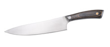 Chef's Knife Isolated On A White Background.