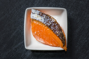 Wall Mural - 焼き鮭　Japanese food side dish salt-grilled salmon