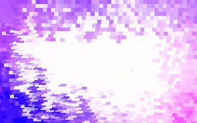 Wall Mural - light purple, pink vector template with rhombus.