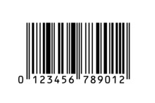 EAN-13 Barcode Isolated On White Background. Vector