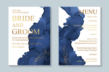 modern watercolor background or elegant card design for birthday invite or wedding or menu with abst