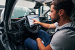 © Viacheslav Yakobchuk - Auto mechanic providing car diagnostics in cabin