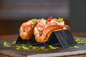 Wall Mural - Lobster Rolls with Parsley Garnish