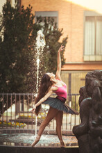 Woman Dancing Ballet Outdoor