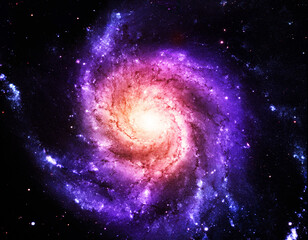 Wall Mural - Spiral Galaxy - Elements of this Image Furnished by NASA