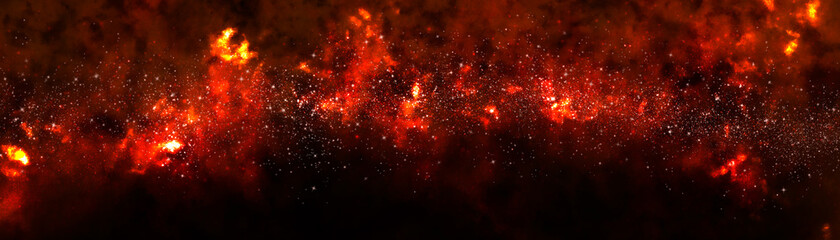 space background with realistic nebula and lots of shining stars. infinite universe and starry night