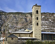 Church of Santa Eulalia in Encamp. Andorra