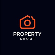 A Very Modern, Clean And Unique Logo That Combines A House With A Camera Or Video.
EPS 10, Vector.