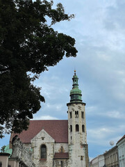 Sticker - Vertical shot of the St. Andrew's Church, Krakow, Poland