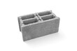Gray cement cinder block