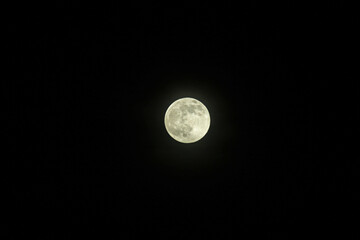 Sticker - Beautiful shot of a full moon