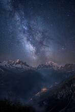 Milky Way Over Mont Blanc