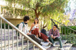 © Jayme Burrows/Stocksy - College group on Campus