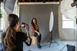 © Jayme Burrows/Stocksy - Two Women Have a Photoshoot