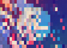 Pixel Underwater Gradient Illustration