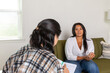 © Jayme Burrows/Stocksy - Woman Has Talk Therapy Session