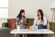 © Jayme Burrows/Stocksy - Therapist and Client Sit on Couch