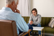 © Jayme Burrows/Stocksy - Client Talks to Therapist