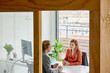 © ALTO IMAGES/Stocksy - Female lawyer meeting her client