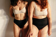 © Marc Bordons/Stocksy - Cropped image of two women with different body type