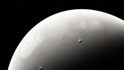 Abstract planets and space background