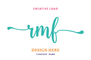 RMF lettering logo is simple, easy to understand and authoritative