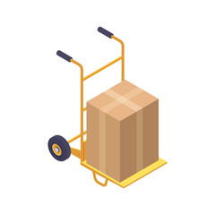 Canvas Print - Delivery Company Icon