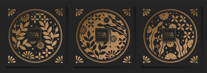 Black and Gold pattern