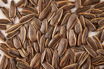 Sticker - sunflower seeds on a cutting board