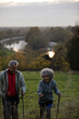 © KOTO - Smiling, affectionate senior couple wih walking stick