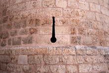 Embrasure Located In The Wall Of A Medieval Tower