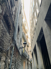 Narrow Passage Between Two Buildings
