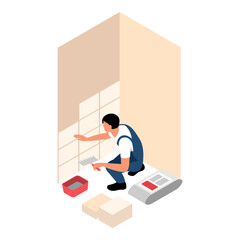 Wall Mural - House Repair Icon