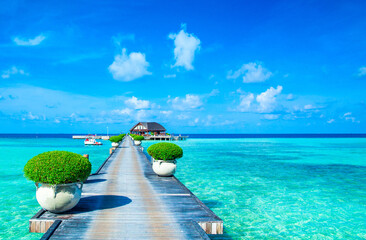 tropical beach in Maldives