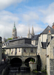 Sticker - Wassermühle in Bayeux, Frankreich