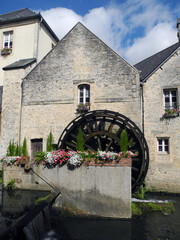 Sticker - Wassermühle in Bayeux, Frankreich