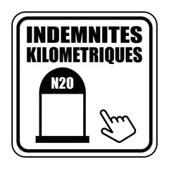 Logo indemnités kilométriques.